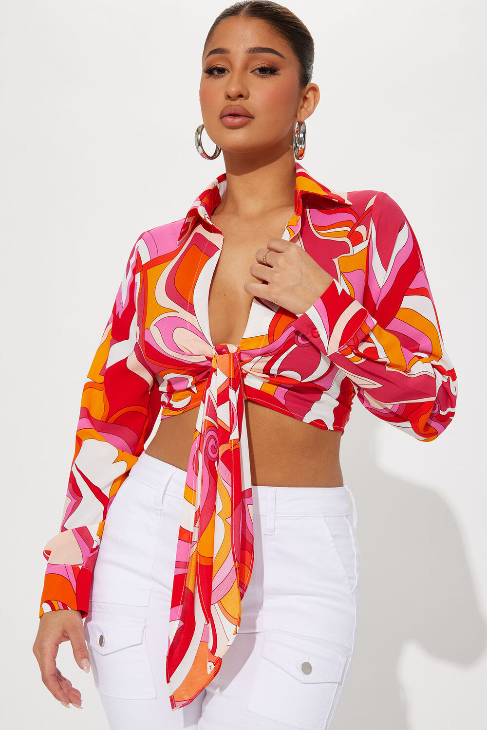 

Блузка Fashion Nova TM1218, фуксия