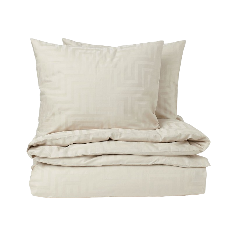 Комплект двуспального постельного белья H&M Home Cotton satin, светло-бежевый 12 шт пластиковые конверты органайзеры для документов