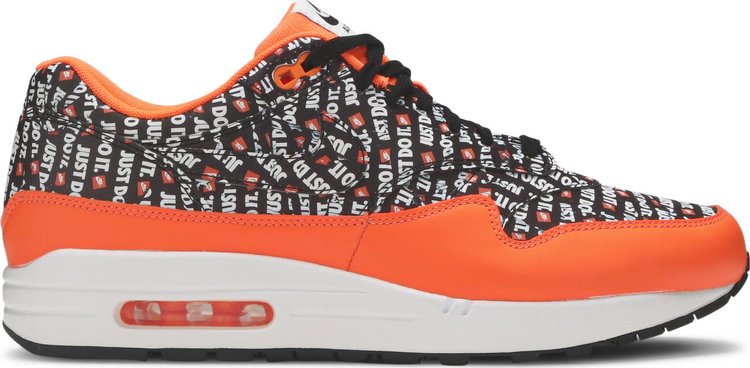 

Кроссовки Nike Air Max 1 'Just Do It Orange', оранжевый, Оранжевый;серый, Кроссовки Nike Air Max 1 'Just Do It Orange', оранжевый