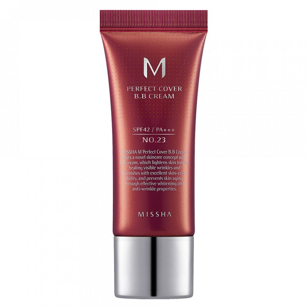 

Missha M Perfect Cover BB Cream SPF42/PA+++ Многофункциональный BB крем №23 Натуральный Бежевый 20мл