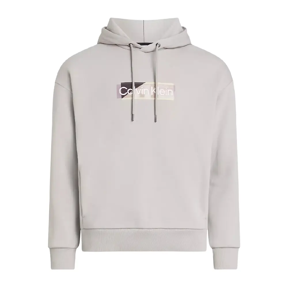 

Толстовка Calvin Klein Layered Gel Logo, серый