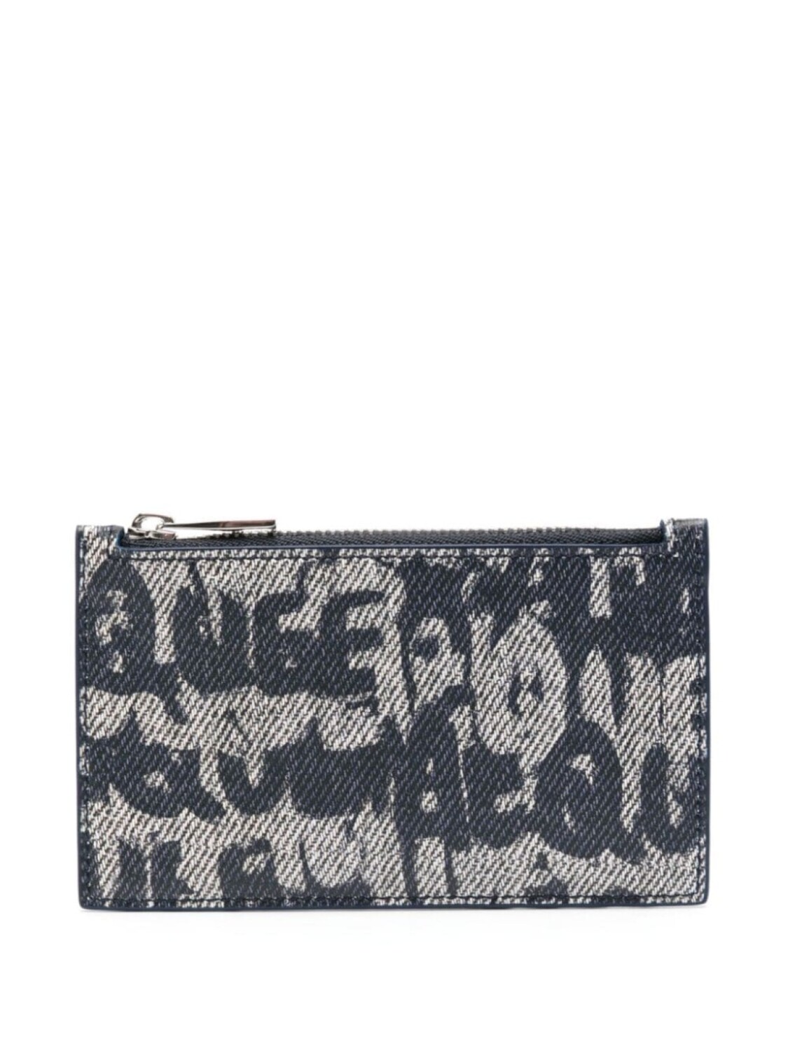 

Alexander McQueen картхолдер с логотипом McQueen Graffiti, синий