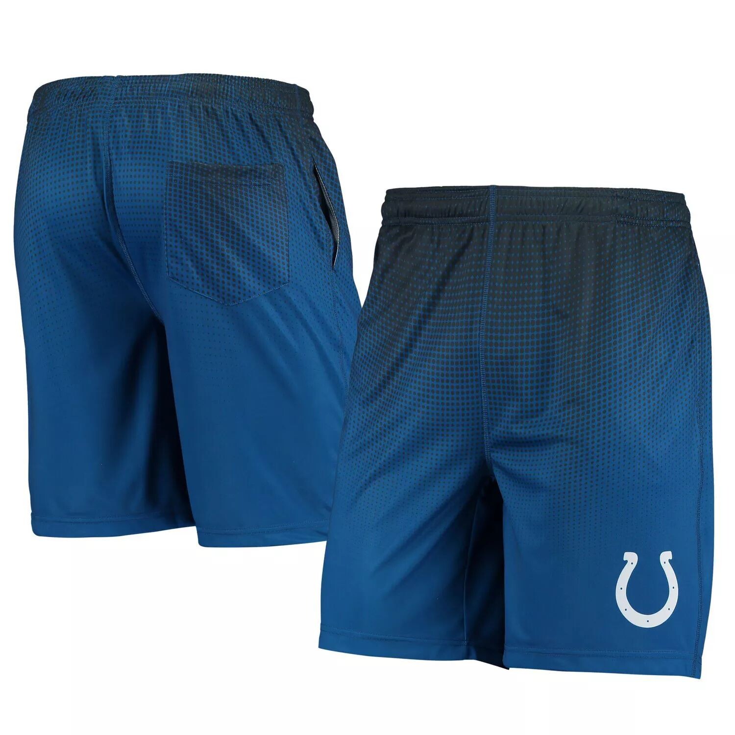 

Мужские тренировочные шорты с пиксельным градиентом FOCO Royal/Black Indianapolis Colts