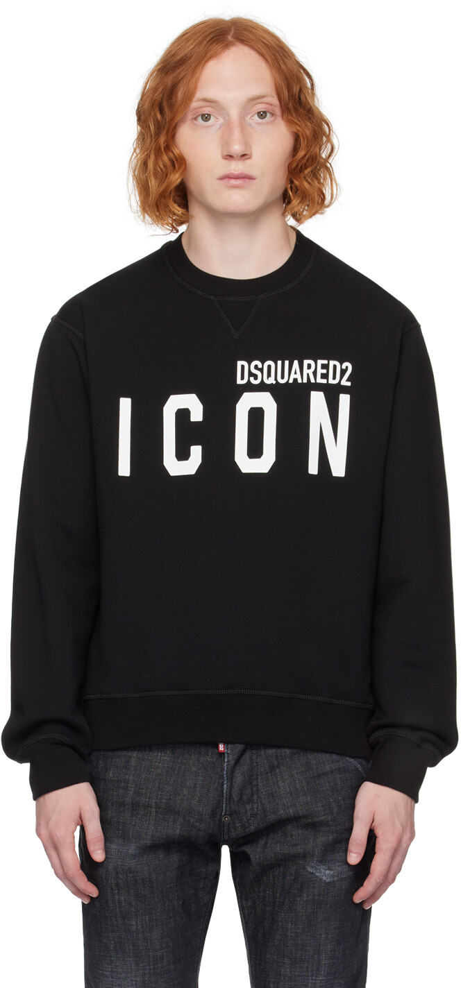 

Черный свитшот Be Icon Cool Dsquared2