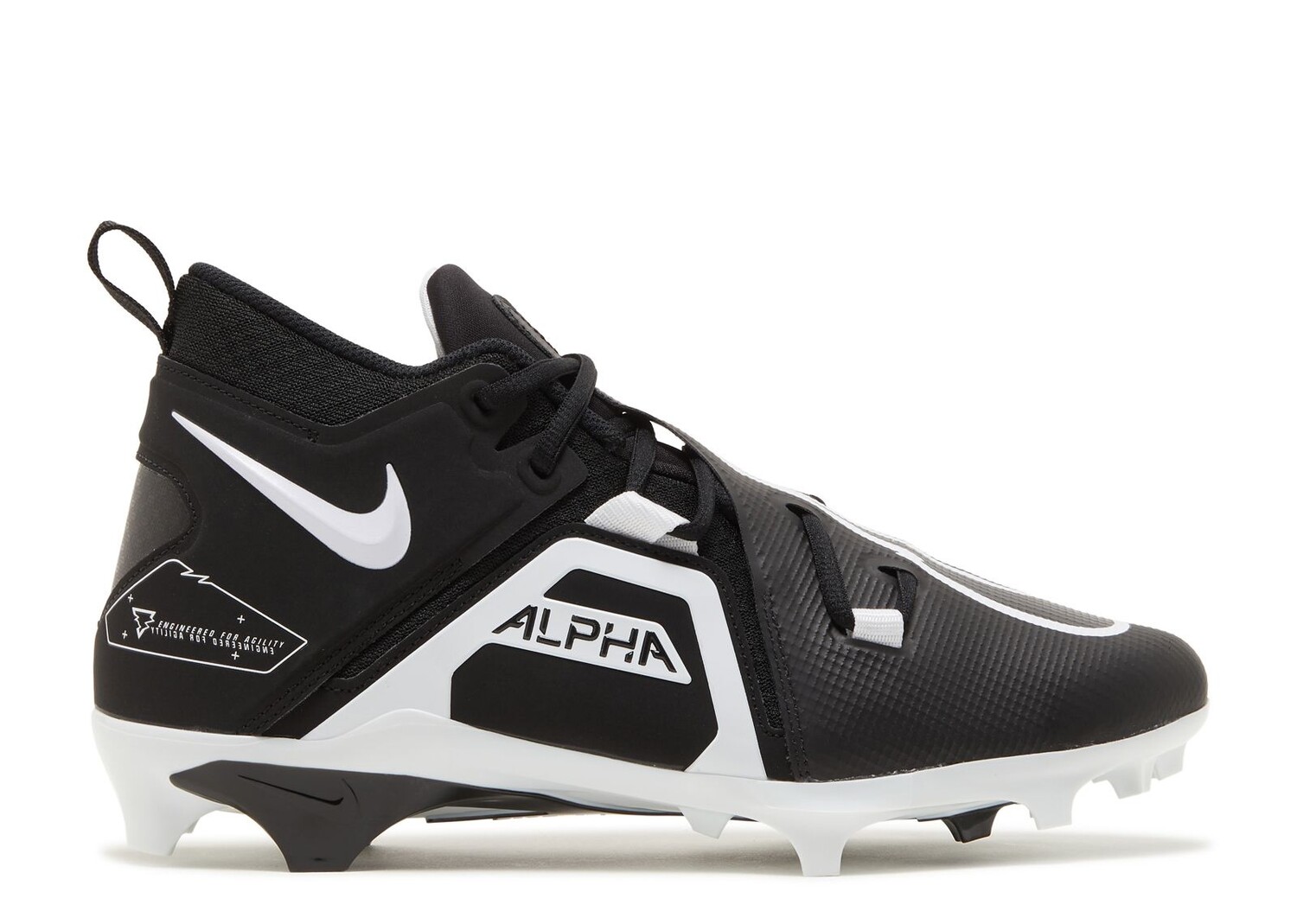 

Кроссовки Nike Alpha Menace Pro 3 'Black White', черный