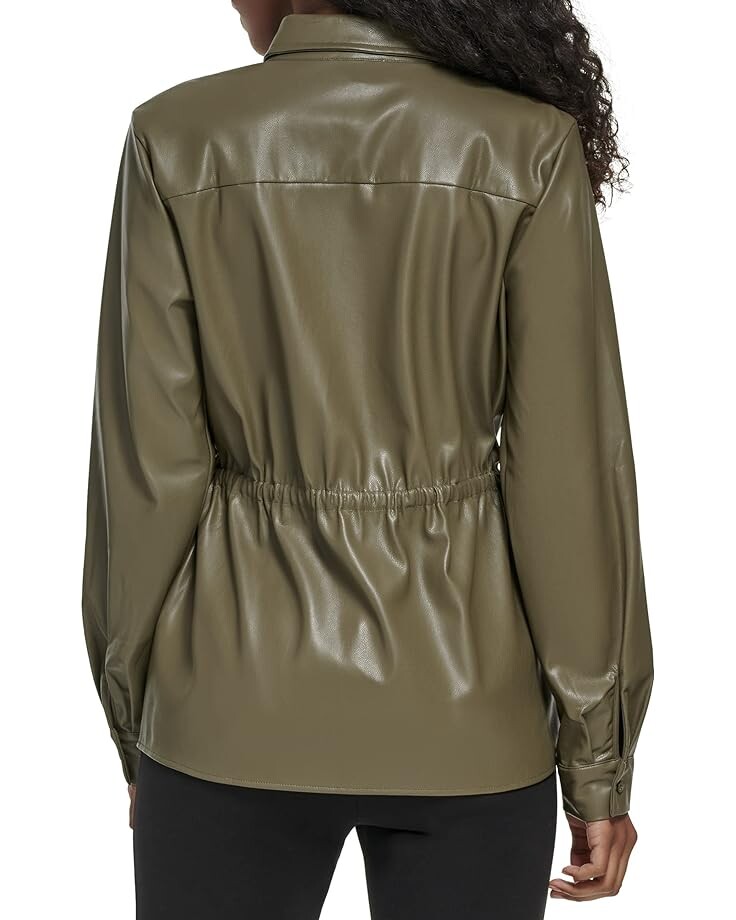 

Куртка Calvin Klein Button Front Drawstring Jacket, цвет Caper