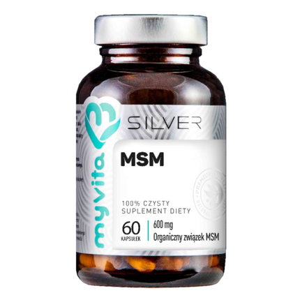 Silver Msm, 60 капсул — длительный срок годности!, Myvita