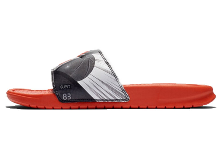 

Nike Benassi JDI с принтом Team Orange, черный/белый/оранжевый