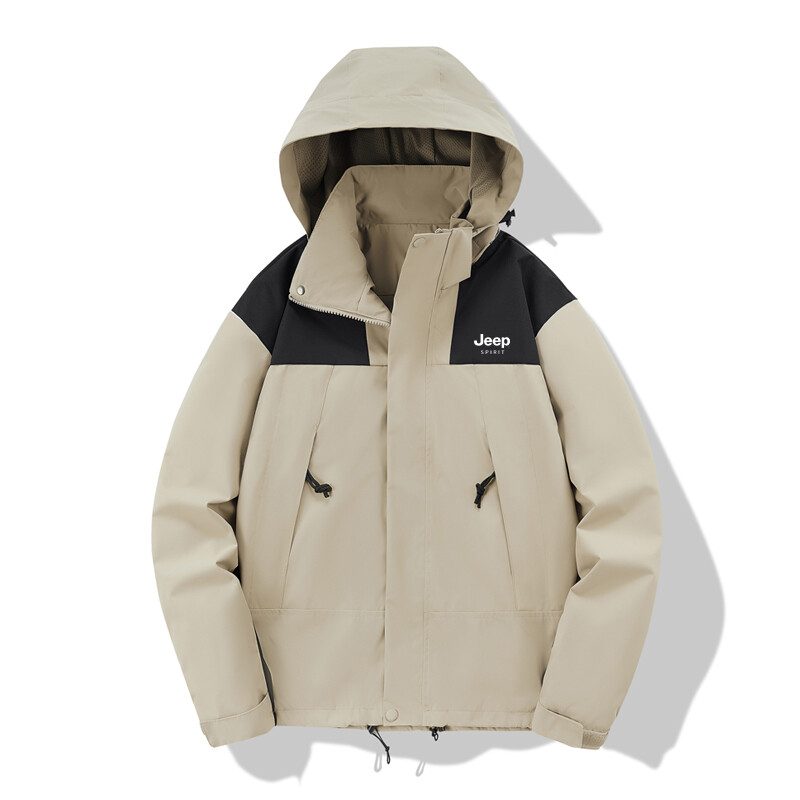 

Ветровка Куртка Унисекс Jeep Spirit, цвет Khaki color [removable inner lining]