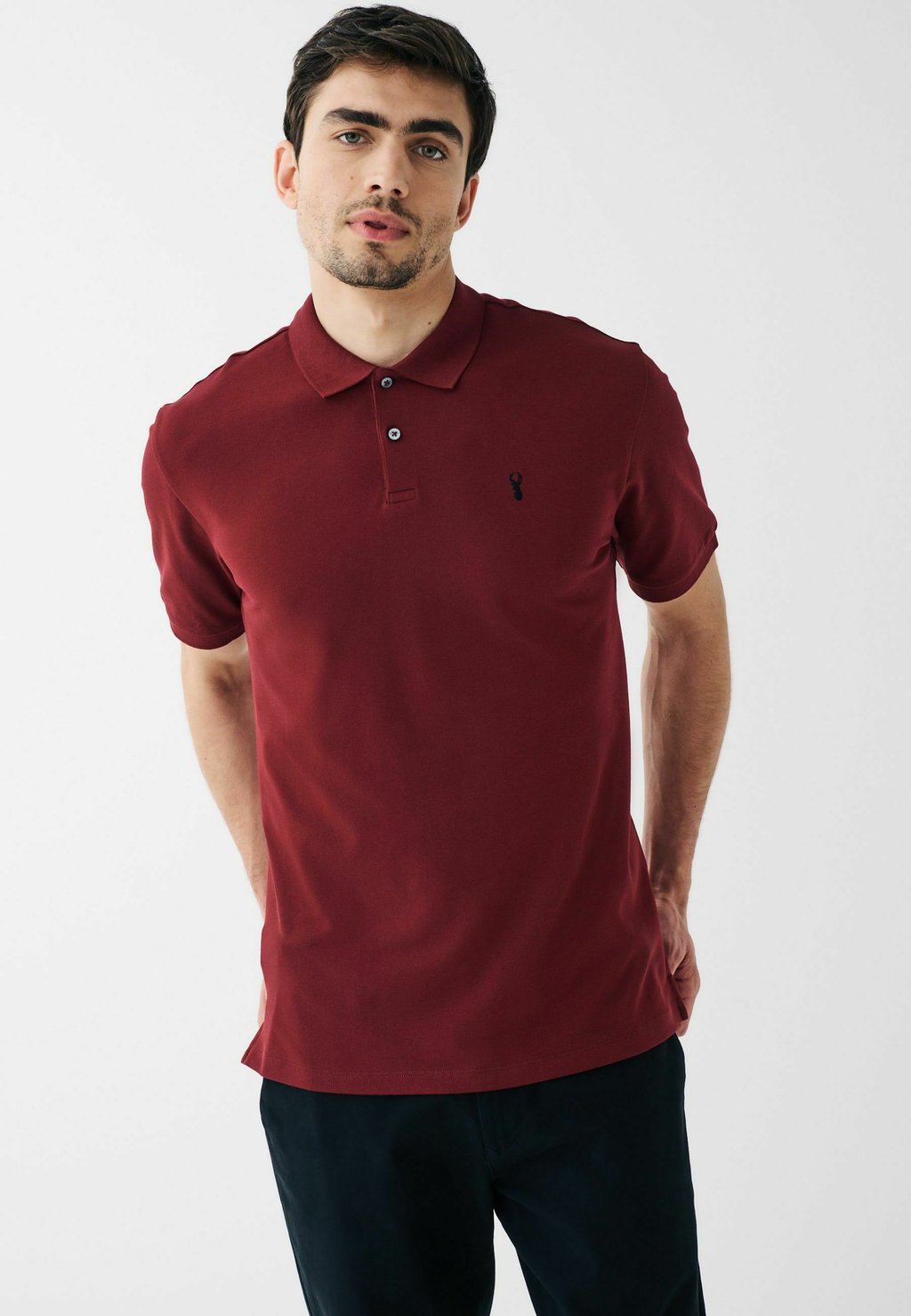 Рубашка-поло Regular Next, цвет burgundy red