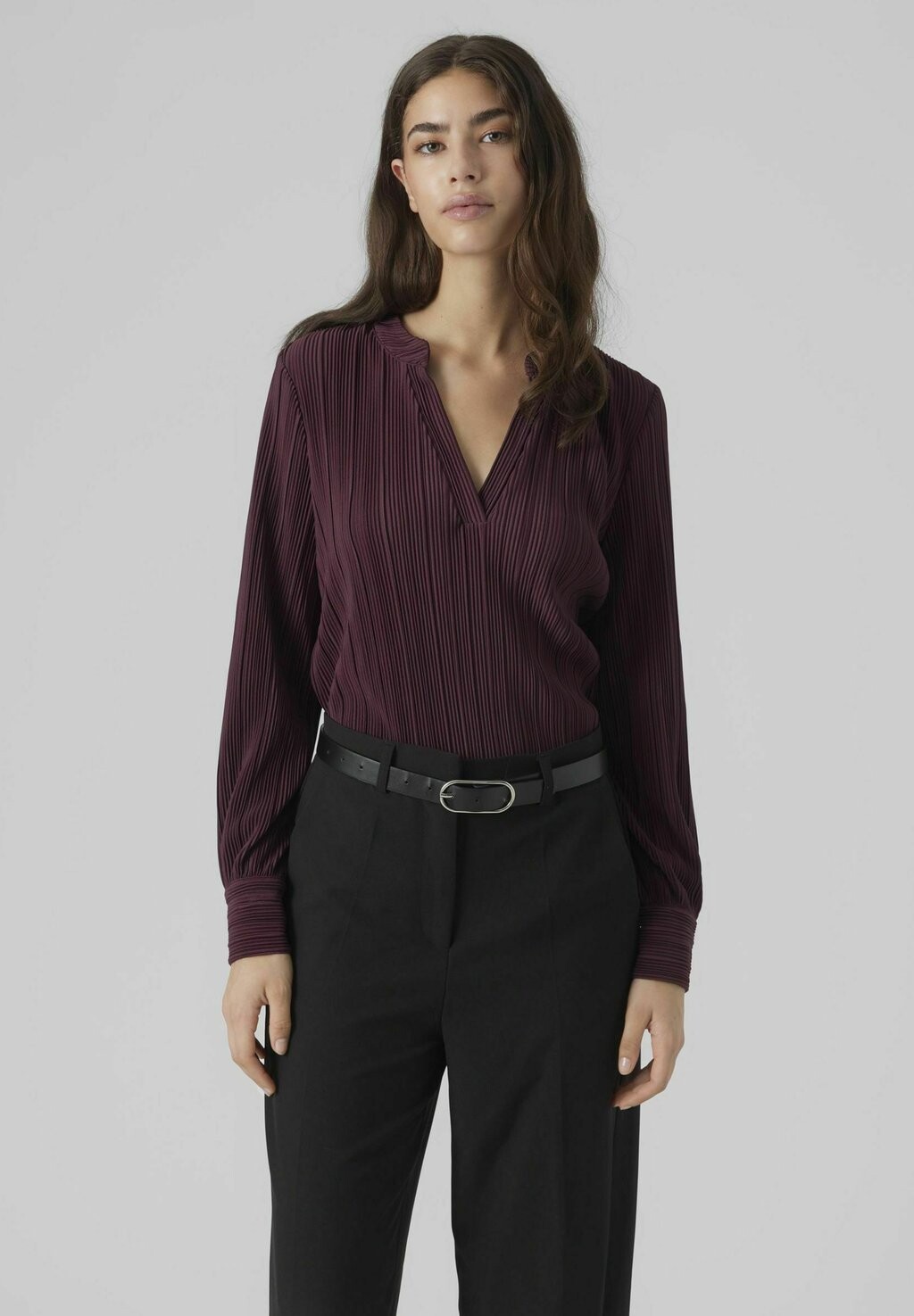 

Блузка Vero Moda ВМАУРОРА, цвет winetasting