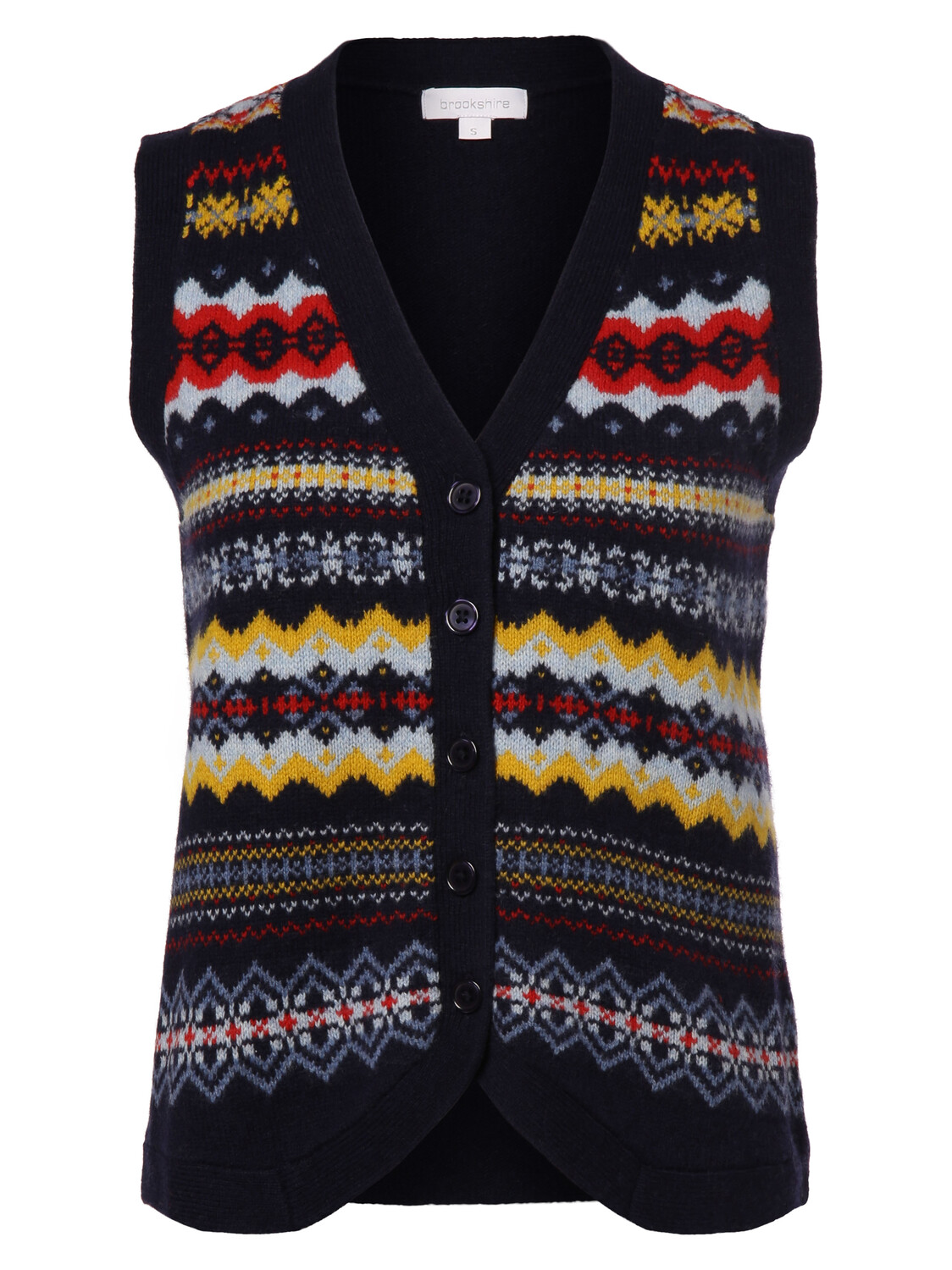 

Кардиган brookshire Strickweste, цвет marine mehrfarbig