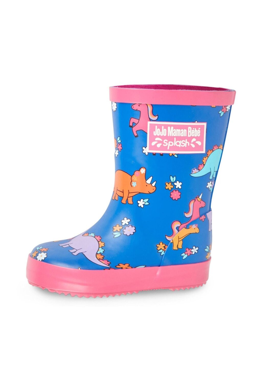 

Сапоги резиновые Patterned JoJo Maman Bébé, синий