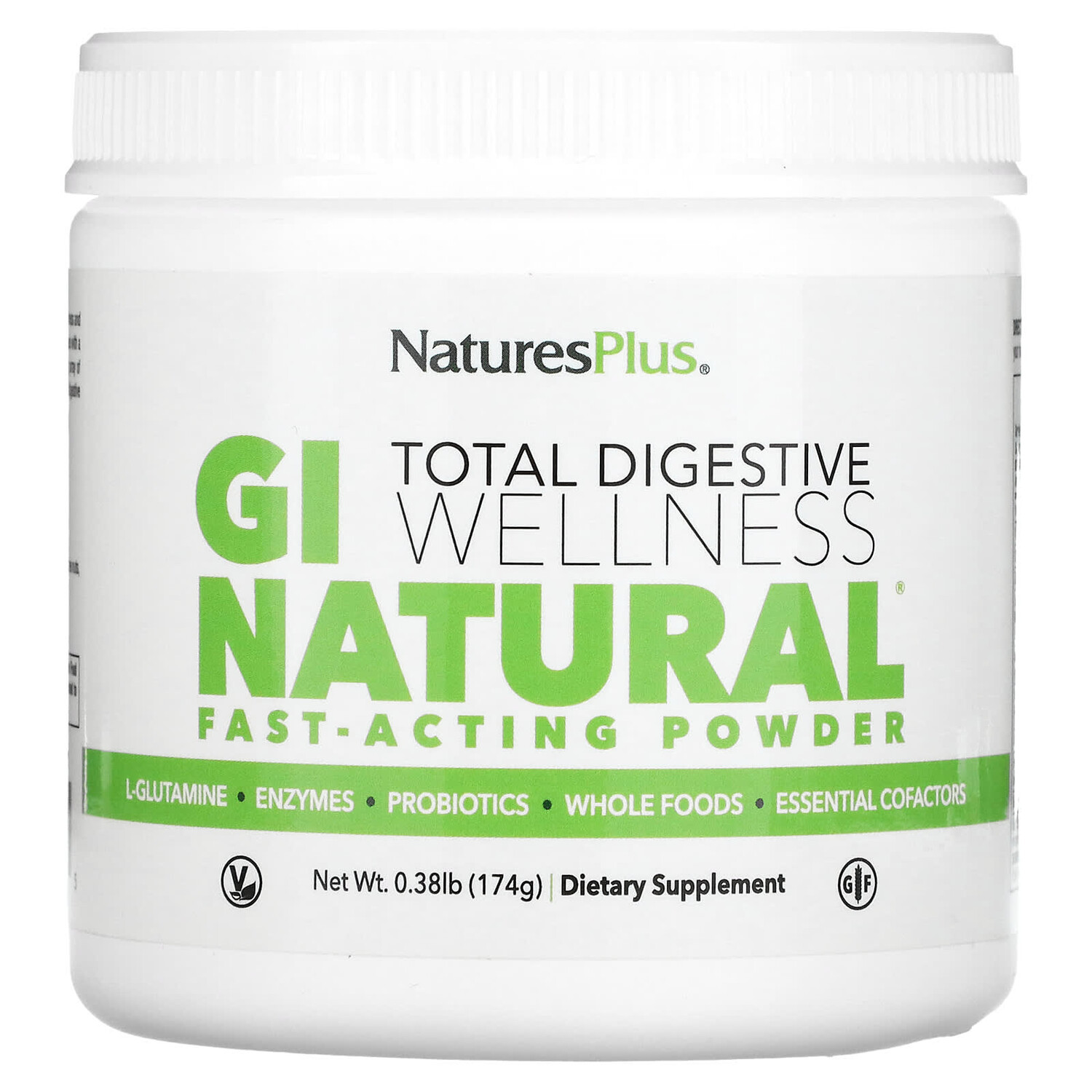 

Быстродействующий порошок GI Natural, 0,38 ф. (174 г), NaturesPlus