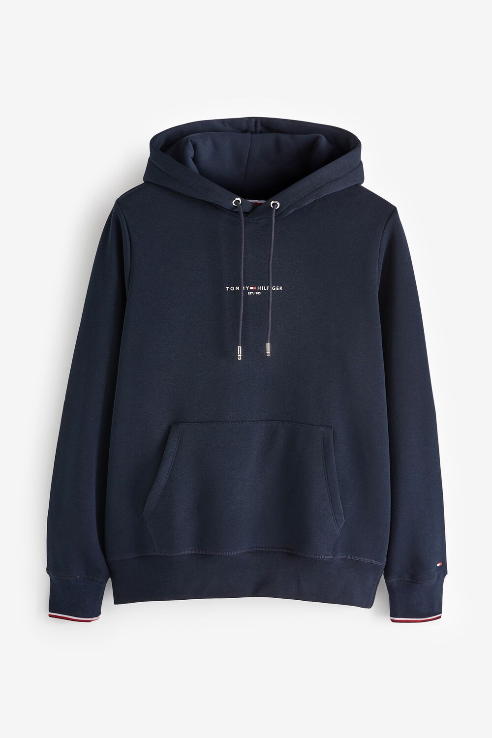 

Синяя толстовка с контрастной отделкой и логотипом Tommy Hilfiger, синий