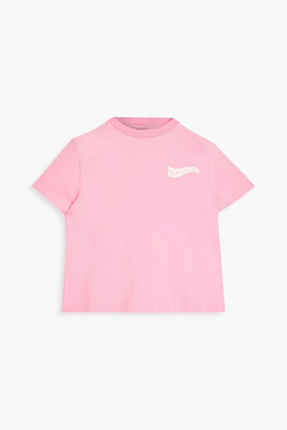 

Футболка Camargue из хлопкового джерси с логотипом Jacquemus, розовый