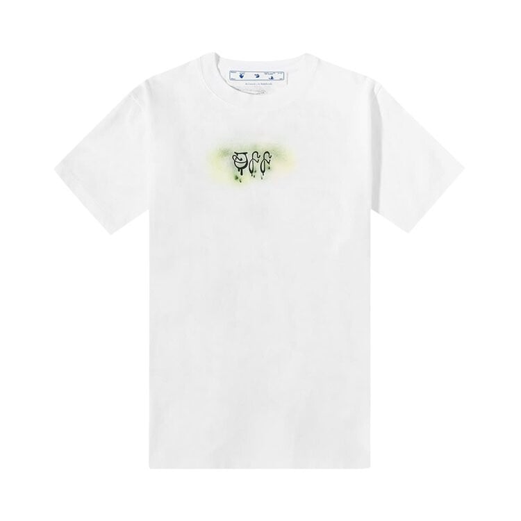 

Футболка Off-White Babybrush Short-Sleeve Slim Tee 'White Multicolor', белый