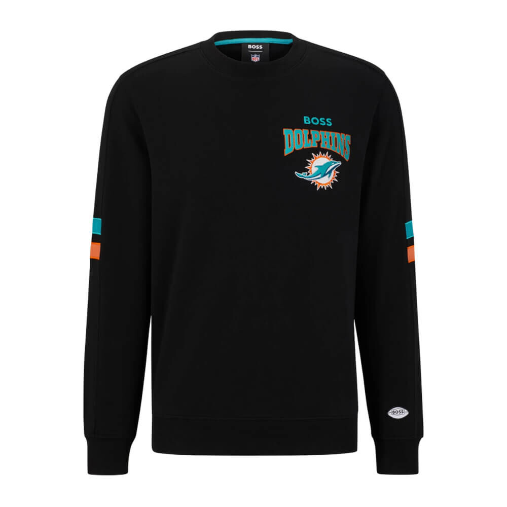 

Свитшот Boss x NFL Cotton-Terry, черный