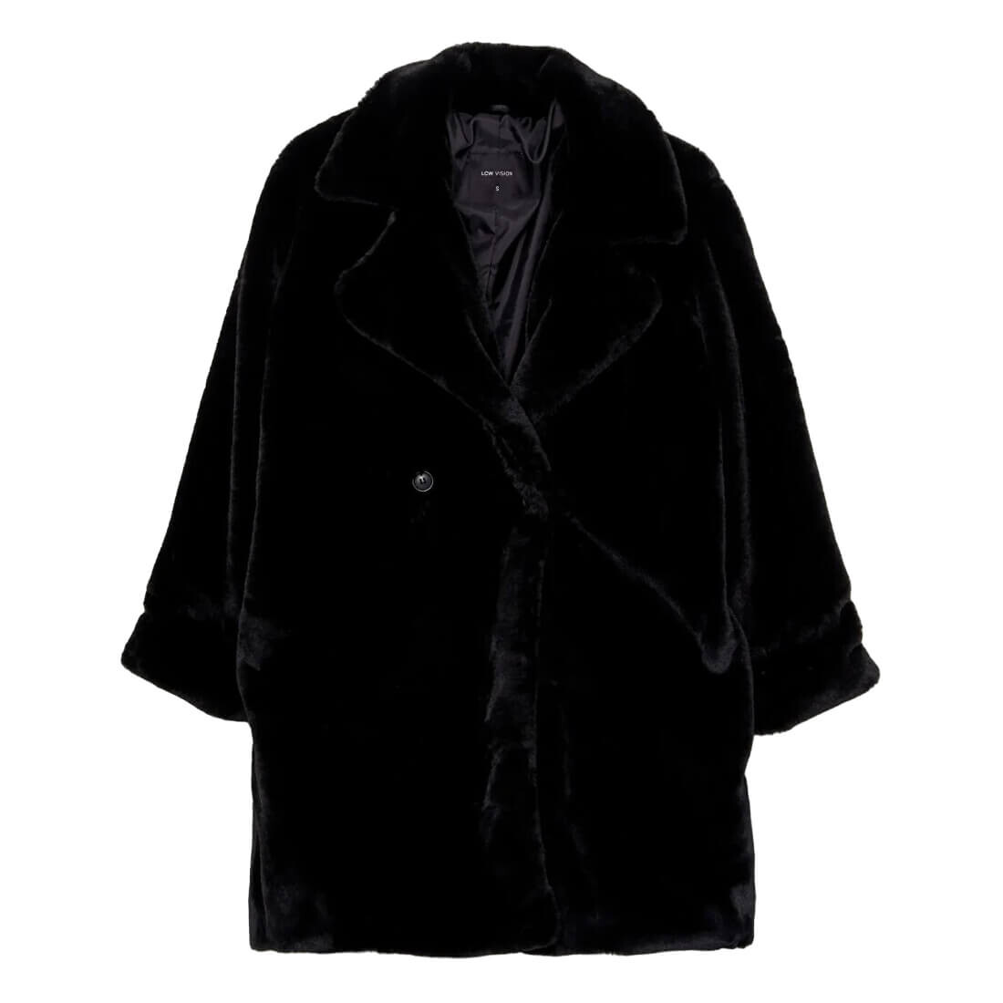 

Пальто LCW Vision Jacket Collar Straight, черный
