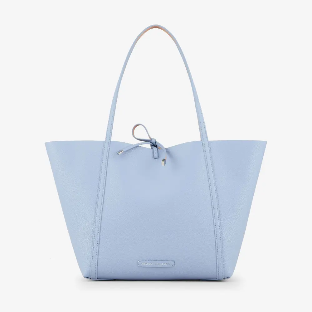 

Сумка Armani Exchange Reversibile Tote, голубой