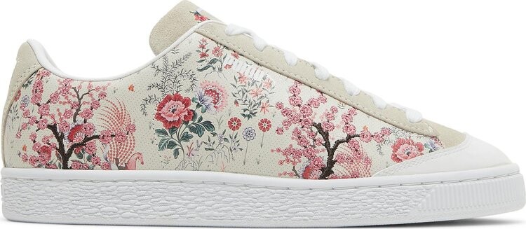 Кроссовки Puma Liberty of London x Wmns Basket Floral, кремовый