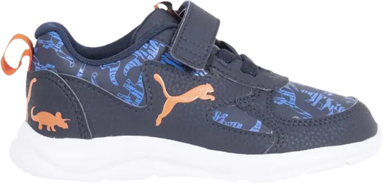

Кроссовки Puma Fun Racer Archeo AC Infant Dinosaur - Peacoat, синий