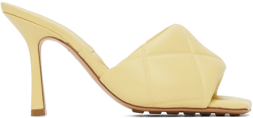 

Стеганые босоножки на каблуке Off-White Lido с тиснением Bottega Veneta