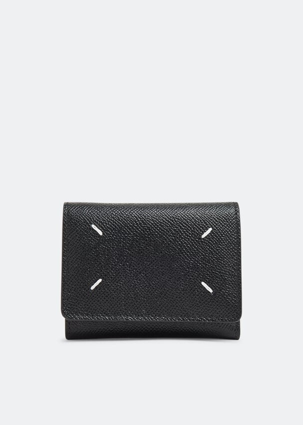 

Кошелек MAISON MARGIELA Zip compact tri-fold wallet, черный