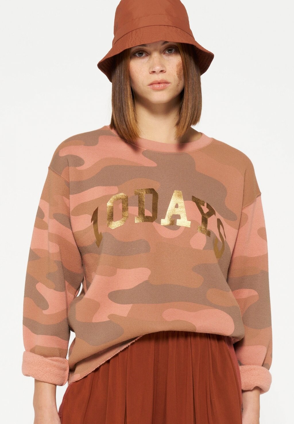 

Толстовка 10DAYS, цвет saddle brown