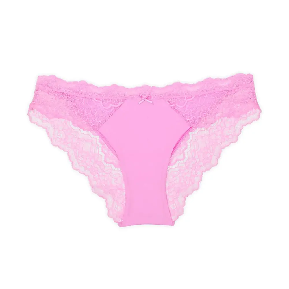 

Трусы Victorias Secret Dream Angels Lace Trim Cheekini, розовый