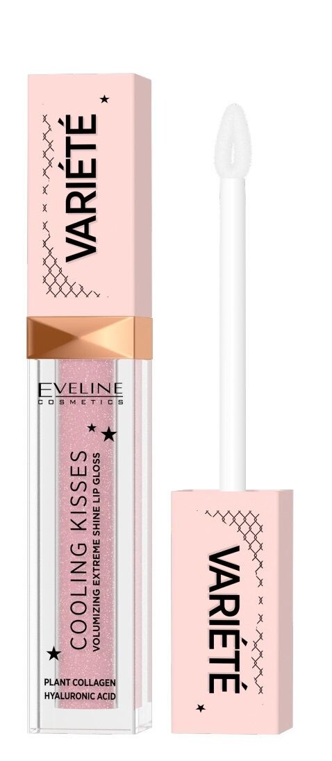 Eveline Variete Cooling Kisses блеск для губ, 02 Sugar Nude