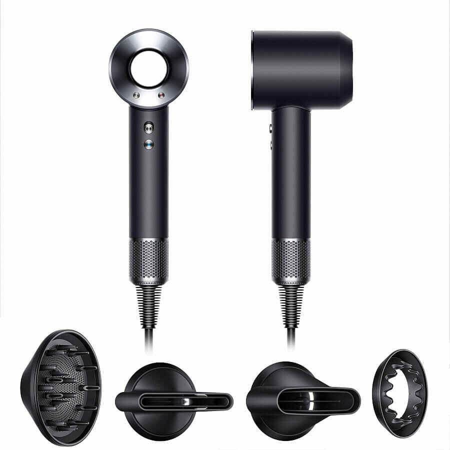 

Фен Dyson Supersonic HD03, черный/никель