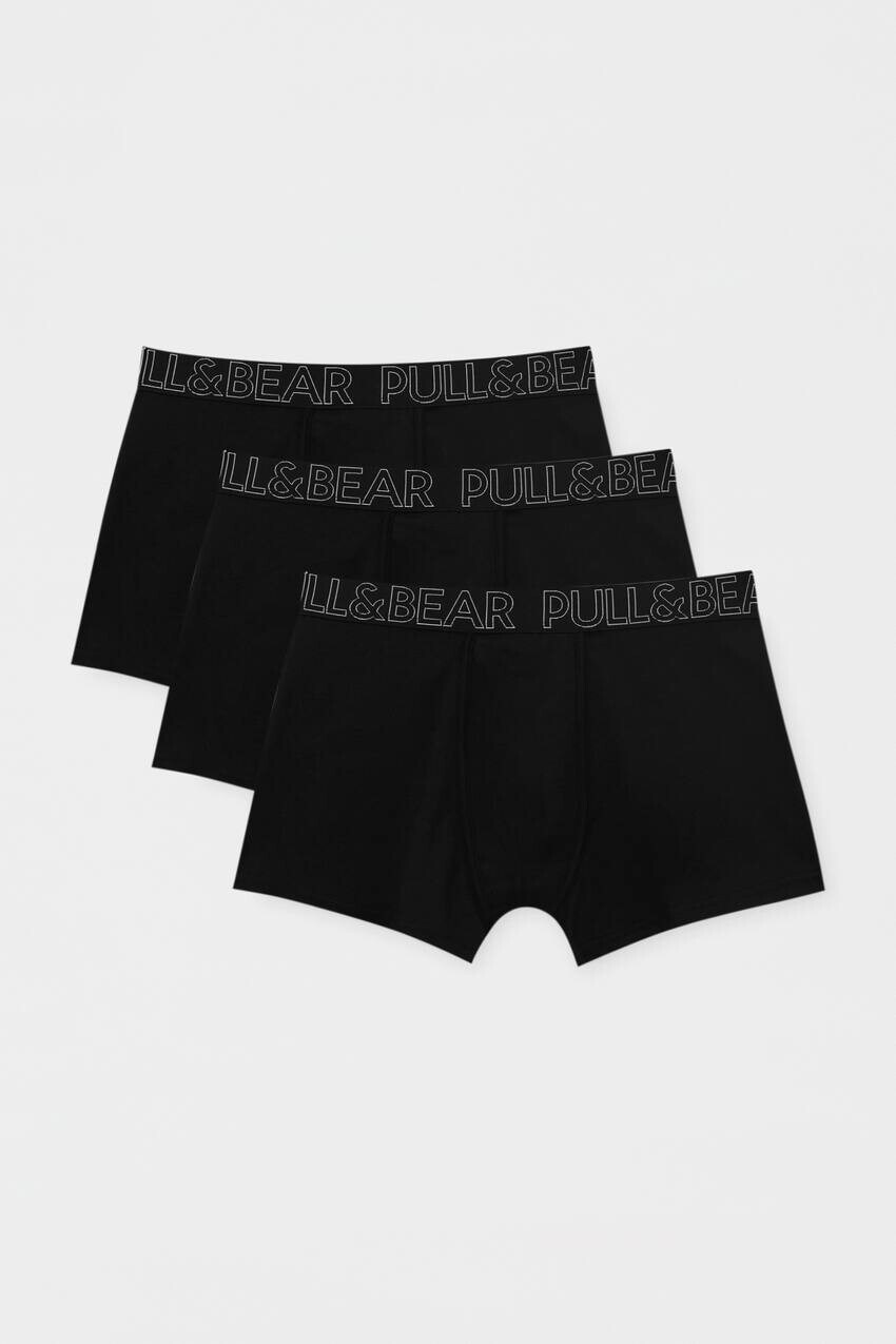 

Набор из 3 боксеров с логотипом Pull&Bear
