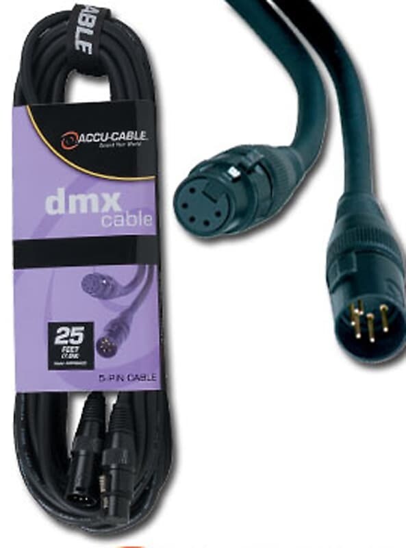 

American DJ AC5PDMX50 5-контактный DMX-кабель, 50 футов