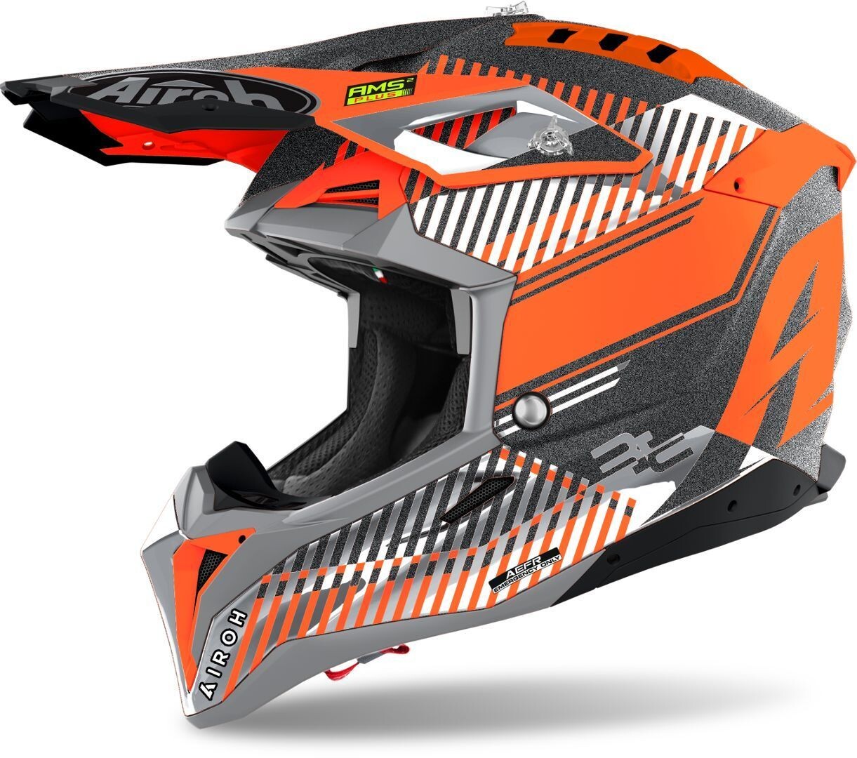 

Airoh Aviator 3 Wave Carbon Шлем мотокросса, оранжевый
