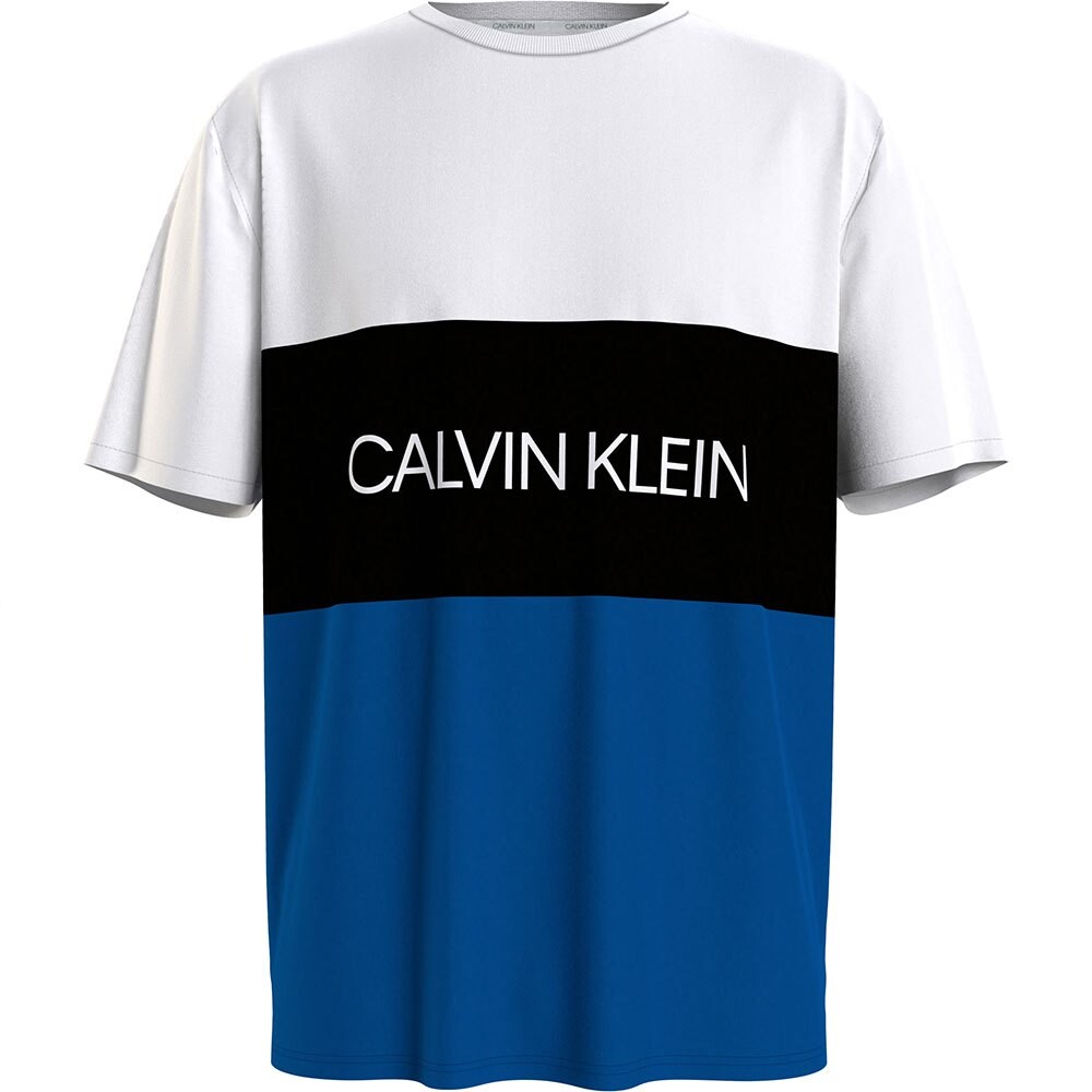 

Футболка Calvin Klein Relaxed Crew Colourblock, синий