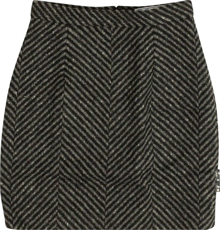 

Юбка Off-White Chevron Tailored Mini Skirt 'Black', черный