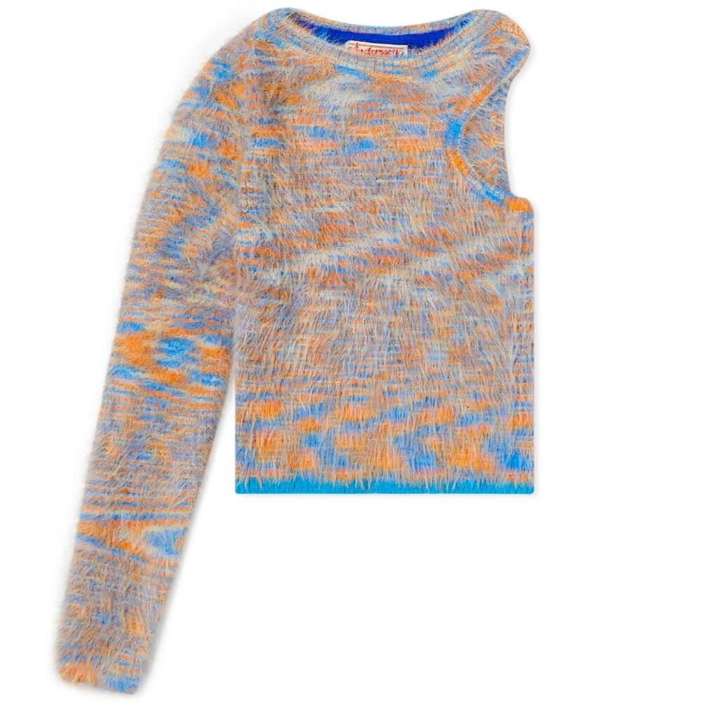 

Джемпер Andersson Bell Sullivan One Sleeve Cropped Fluffy Knit Top, Серый