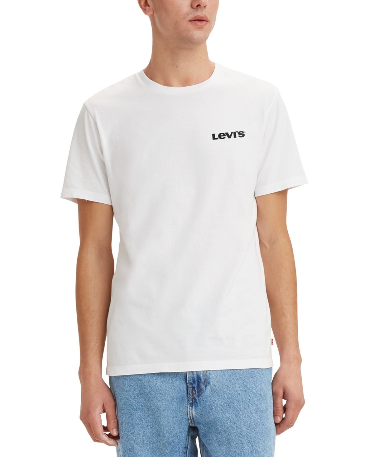 

Мужская футболка стандартного кроя с логотипом batwing logo Levi's, белый
