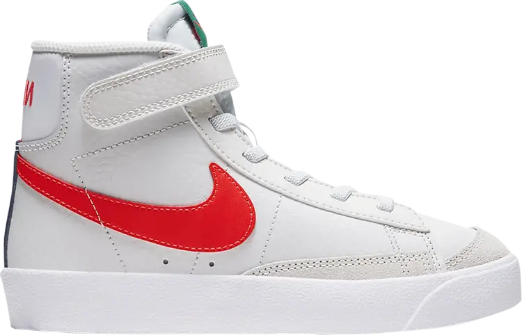 

Кроссовки Nike Blazer Mid '77 PS 'Platinum Tint Bright Crimson', кремовый