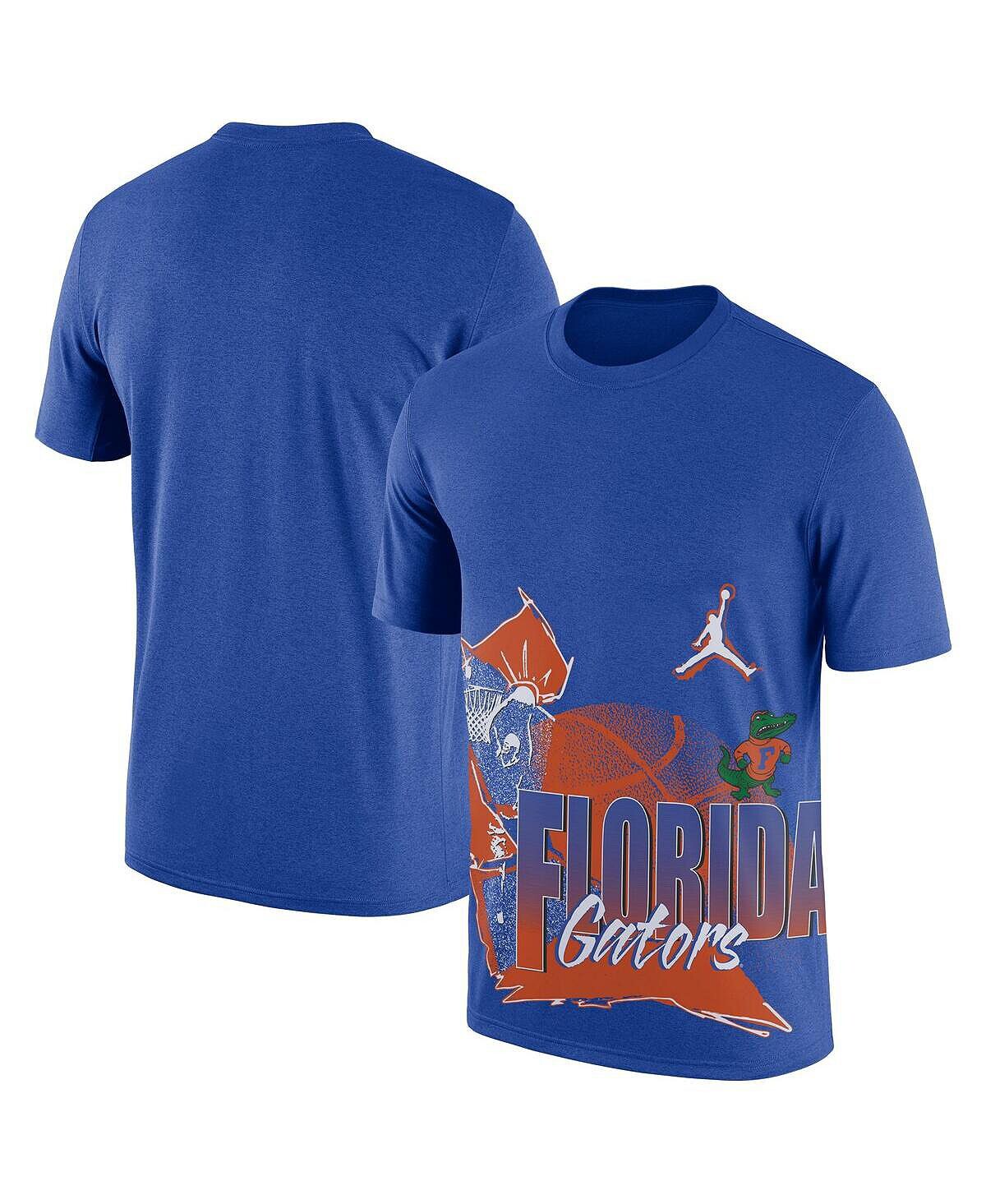 

Мужская футболка nike royal florida gators basketball 90s hoop max Jordan