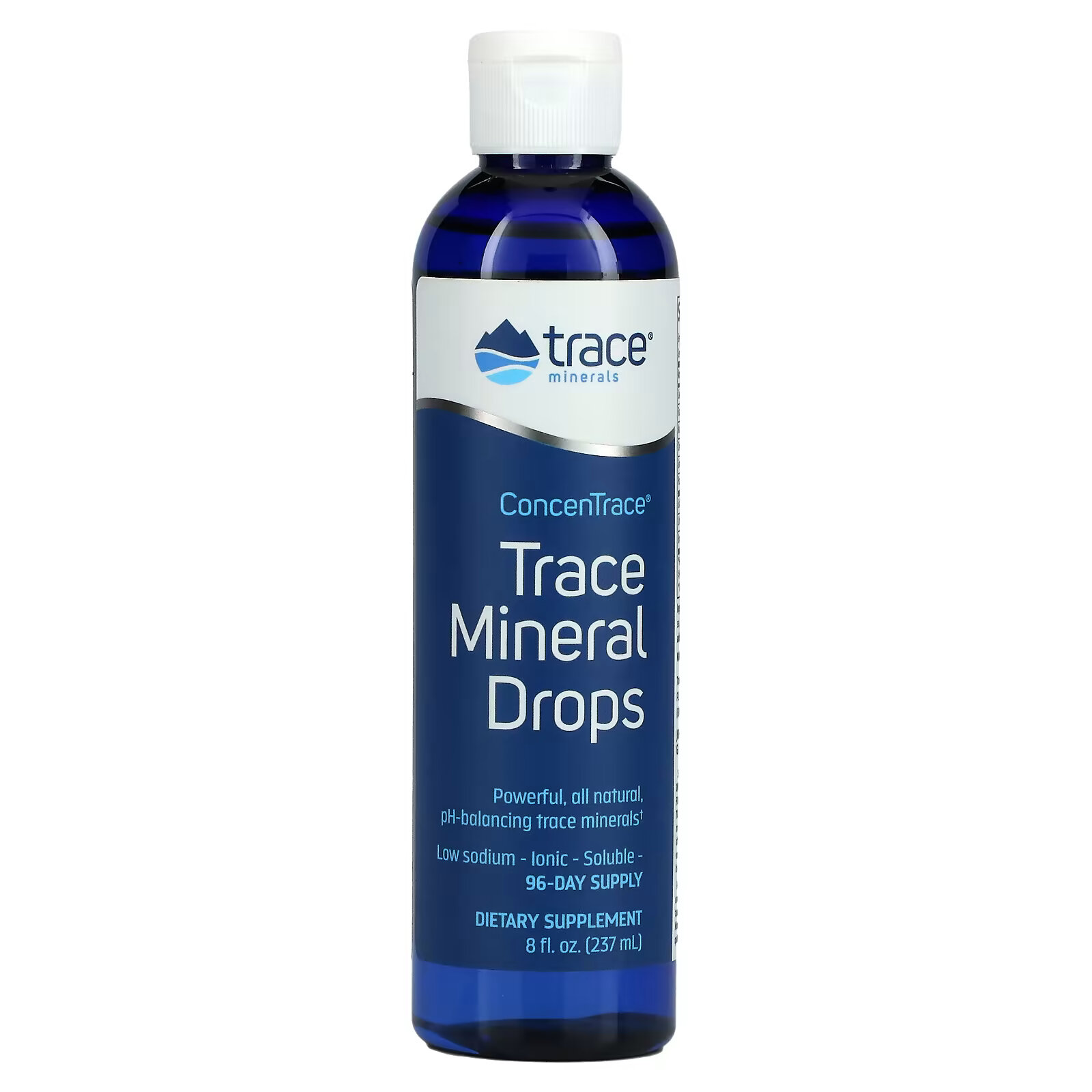 Trace Minerals ConcenTrace, микроэлементы в форме капель, 237 мл пищевая добавка trace minerals concentrace trace mineral drops 237 мл