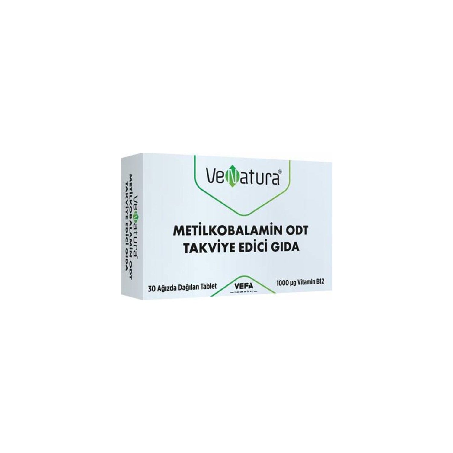 Метилкобаламин Venatura, 1000 мкг, 30 таблеток b12 метилкобаламин 1000 мкг 180 жевательных таблеток