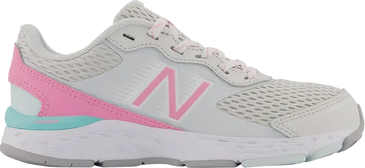 

Кроссовки New Balance 680v6 Big Kid Wide 'Nimbus Cloud Bubblegum', серый