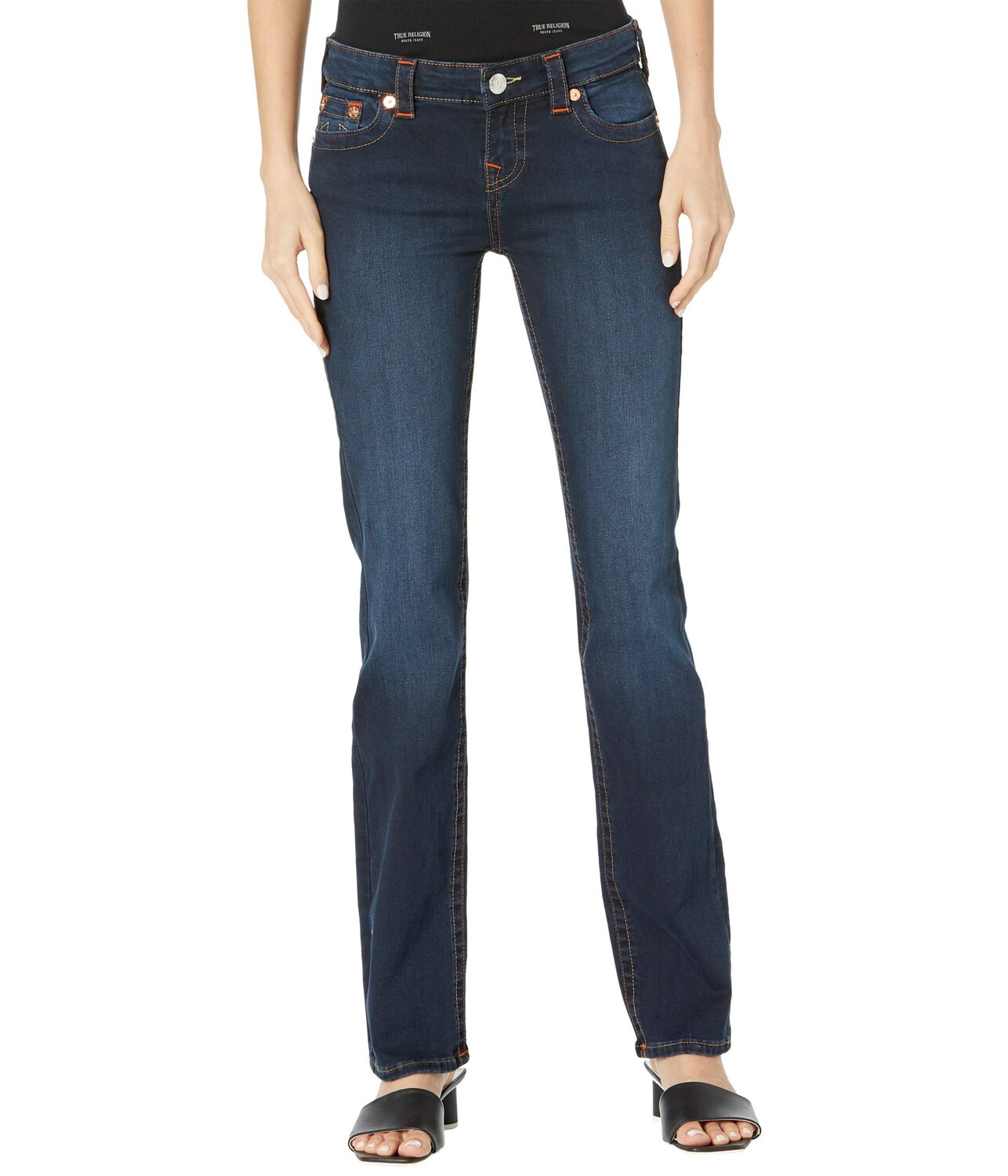 

Джинсы True Religion, Billie Straight in Minimal Abrasion