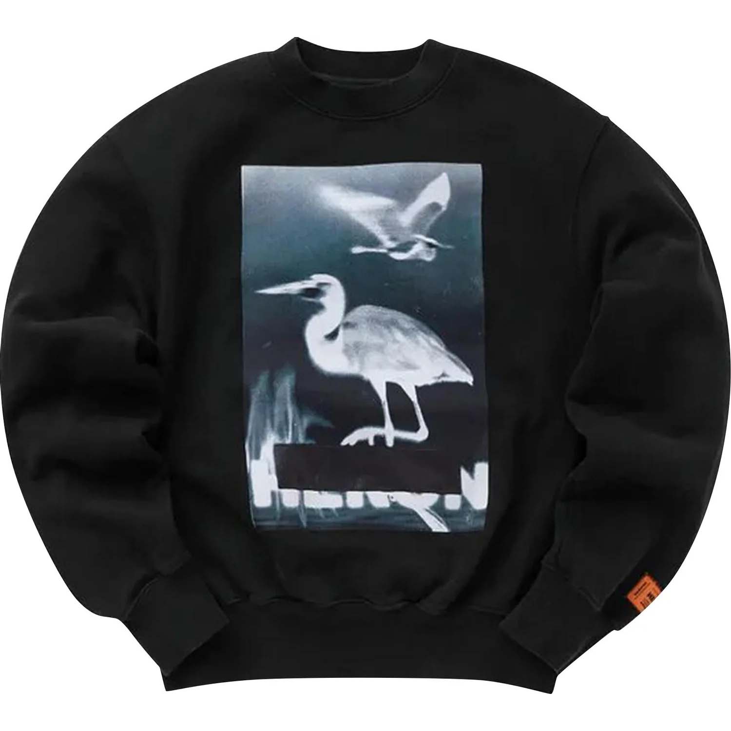 Свитшот Heron Preston Censored Heron Crewneck, черный - фото