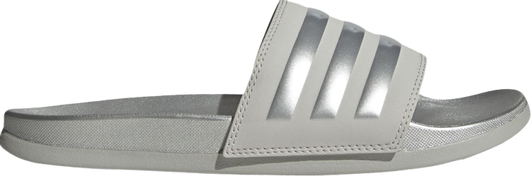 Сандалии Adidas Wmns Adilette Comfort Slide 'Grey Silver Metallic', серый сандалии adidas adilette comfort slides цвет vision metallic vision metallic grey