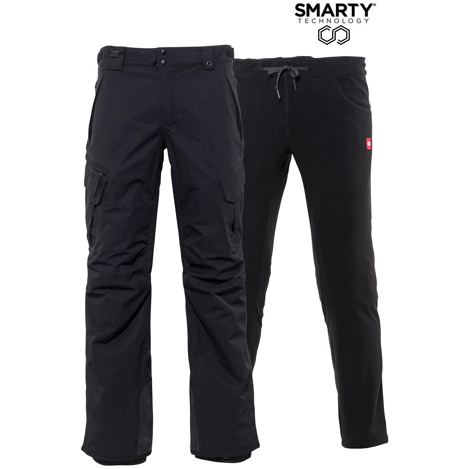 Брюки-карго 686 Smarty 3-в-1, черный брюки 686 smarty 3 in 1 cargo цвет charcoal