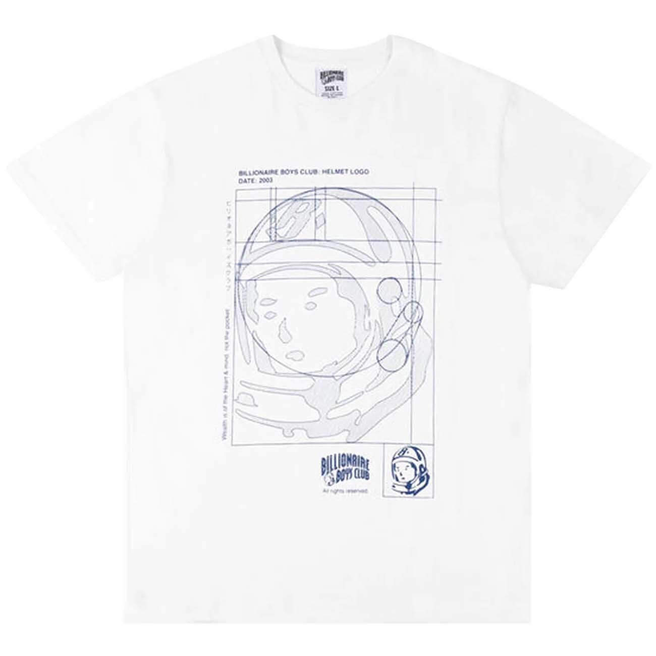 

Футболка Billionaire Boys Club Blueprint, белый