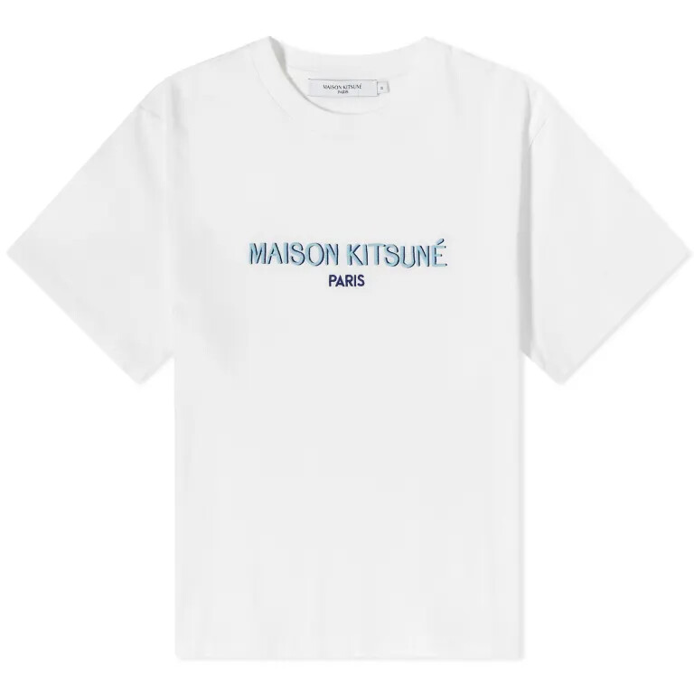 

Футболка Maison Kitsune Maison Kitsune Paris Boxy, белый